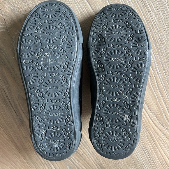 UGG Australian Braden Black Shimmer Sneakers Little Girls Size 11 GUC - Picture 5 of 8